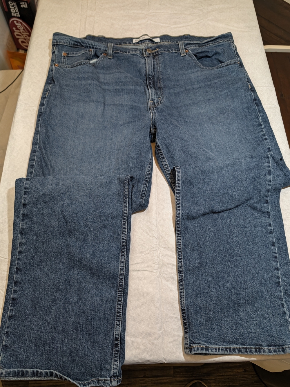 Signature by Levi Strauss Men’s Relaxed Denim Jeans - Medium Blue 42/30